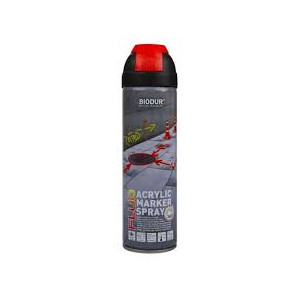 Marker spray czerwony Drogowy